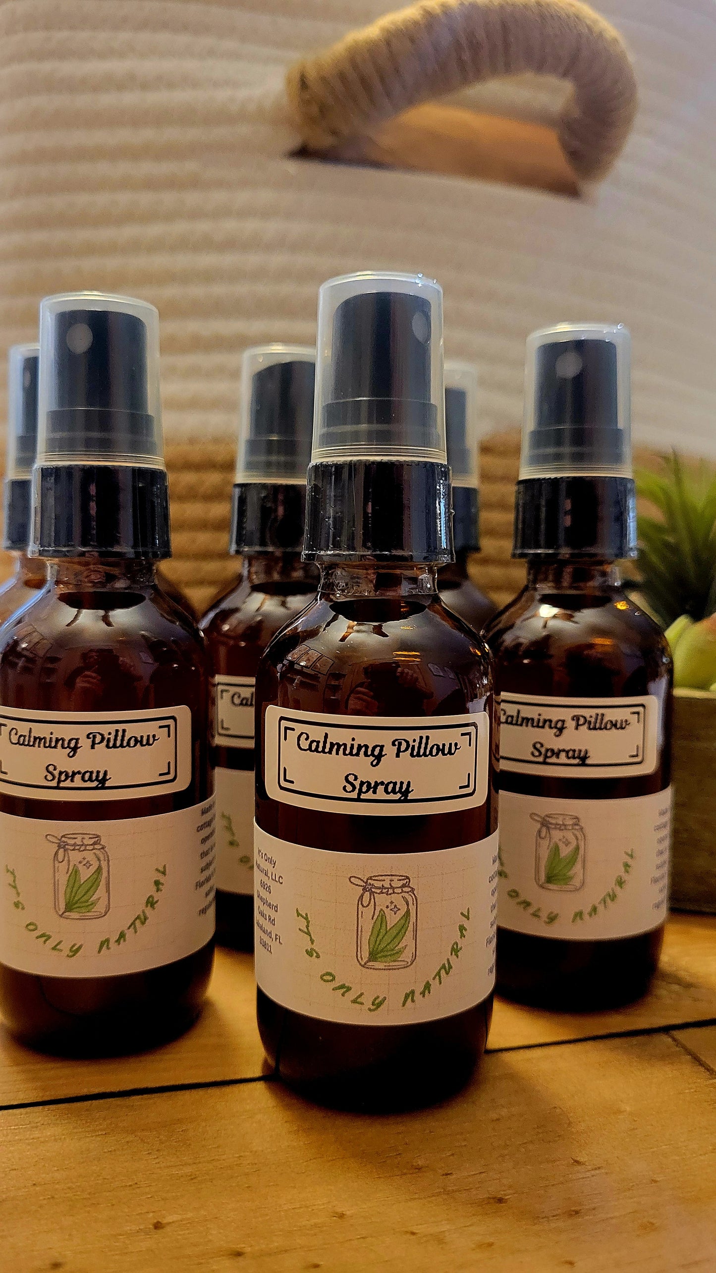 All Natural Calming Pillow Spray