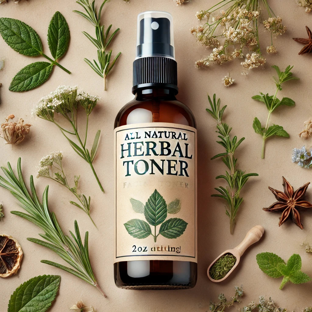 All Natural Herbal Facial Toner