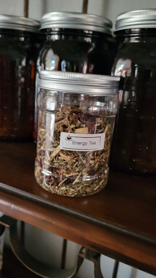 Herbal Energy Tea Blend 12oz jar