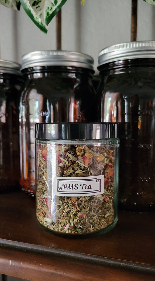 Herbal PMS Relief tea 12oz jar